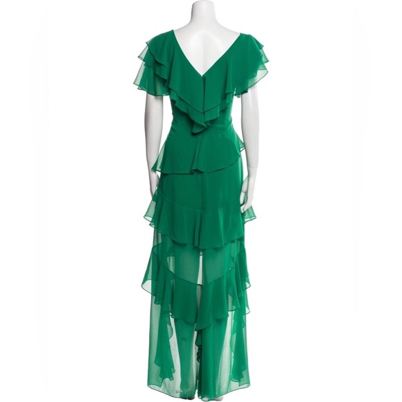 Badgley Mischka Green Cocktail Dress Formal Mother of the Bride Wedding Guest - Picture 15 of 15